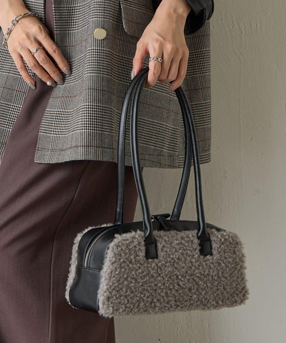 羊羔絨波士頓包