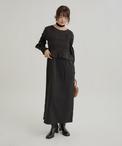 吊帶連衣裙套裝