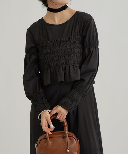 吊帶連衣裙套裝