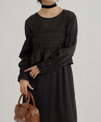 吊帶連衣裙套裝