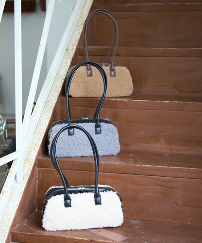 羊羔絨波士頓包