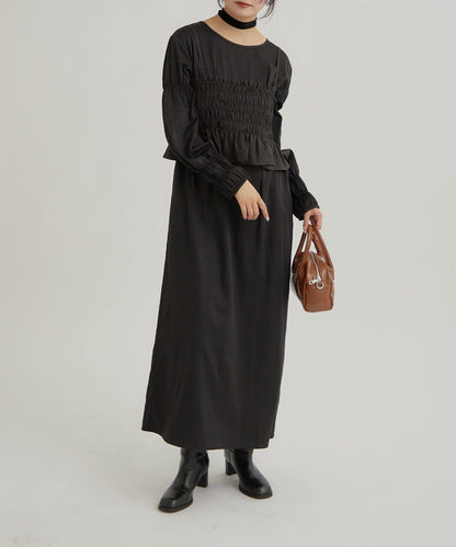 吊帶連衣裙套裝