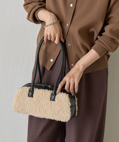 羊羔絨波士頓包