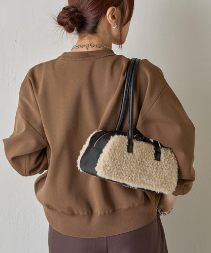 羊羔絨波士頓包