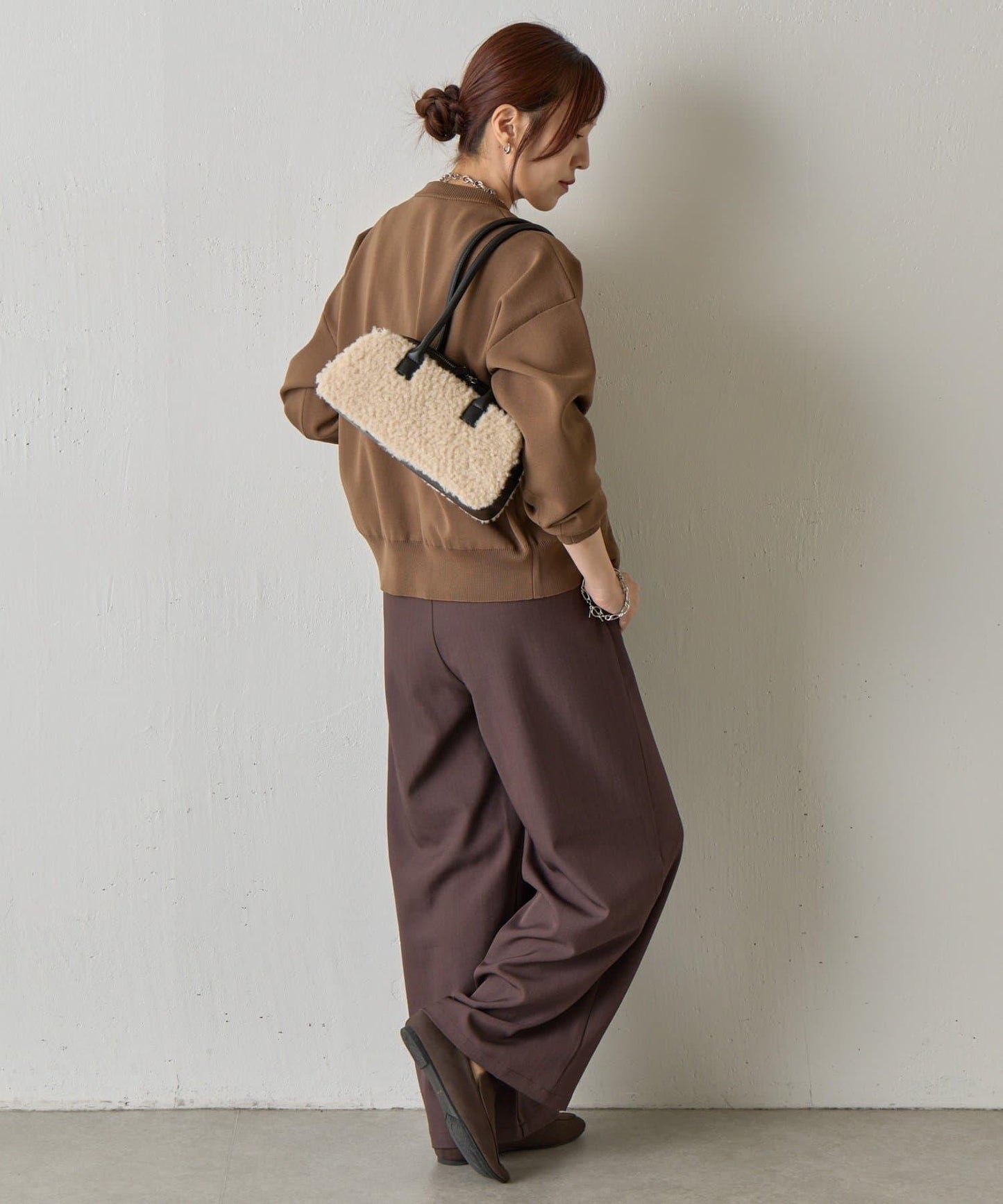 羊羔絨波士頓包