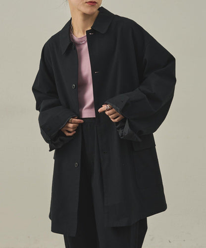 【paradigm】冬季亞麻短款巴爾馬肯大衣