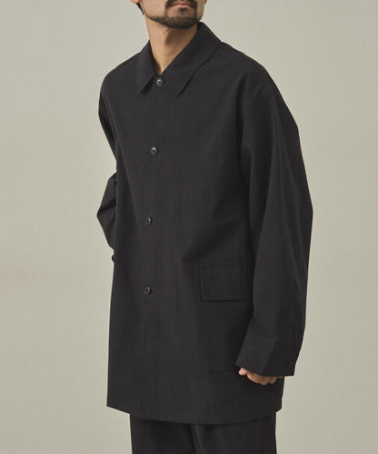 【paradigm】冬季亞麻短款巴爾馬肯大衣