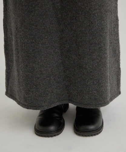 交叉針織連衣裙