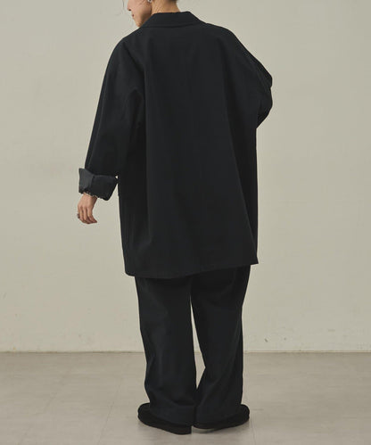 【paradigm】冬季亞麻短款巴爾馬肯大衣