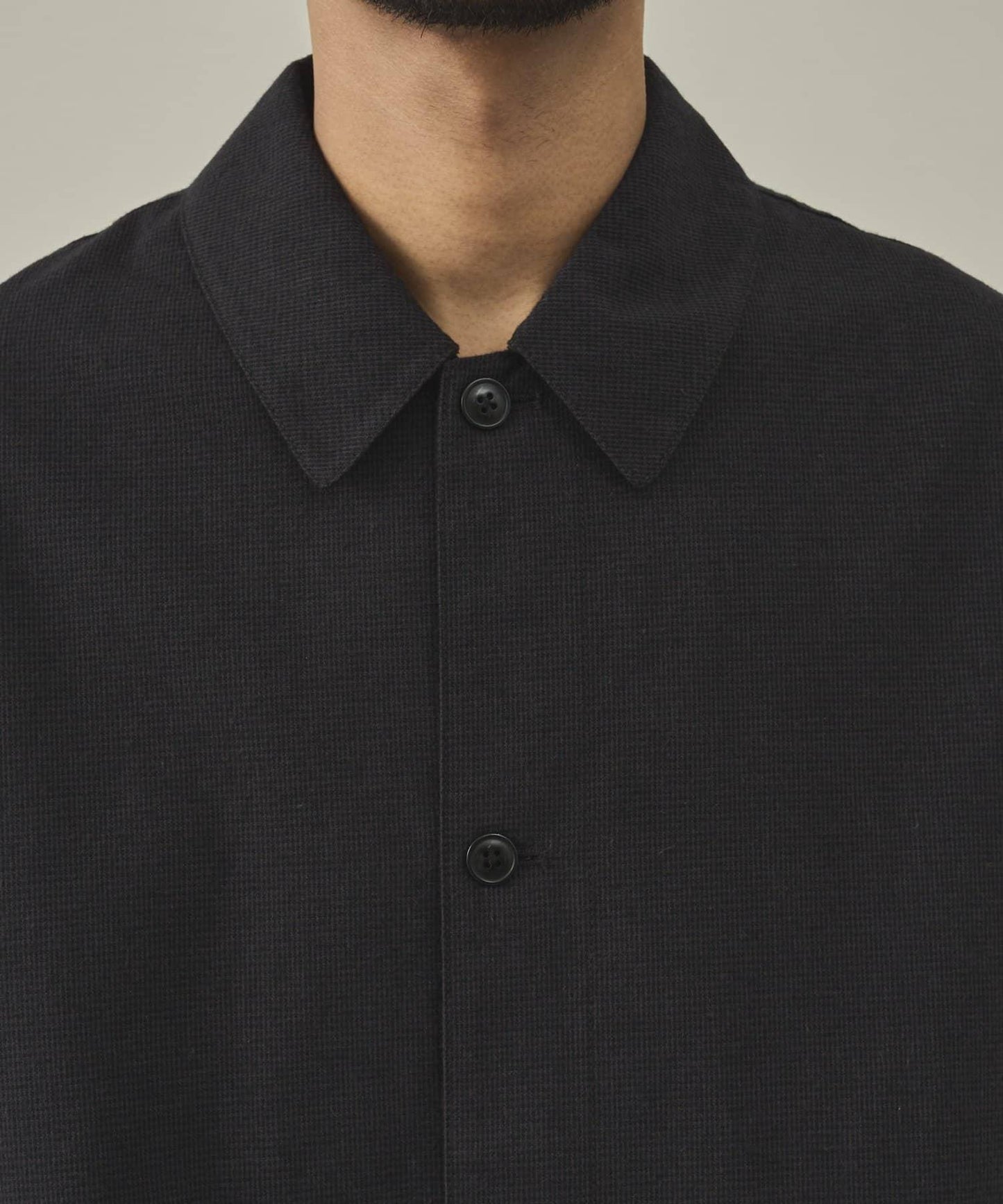 【paradigm】冬季亞麻短款巴爾馬肯大衣