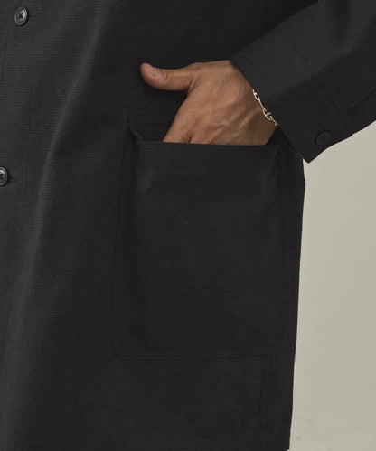 【paradigm】冬季亞麻短款巴爾馬肯大衣