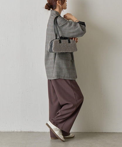 羊羔絨波士頓包