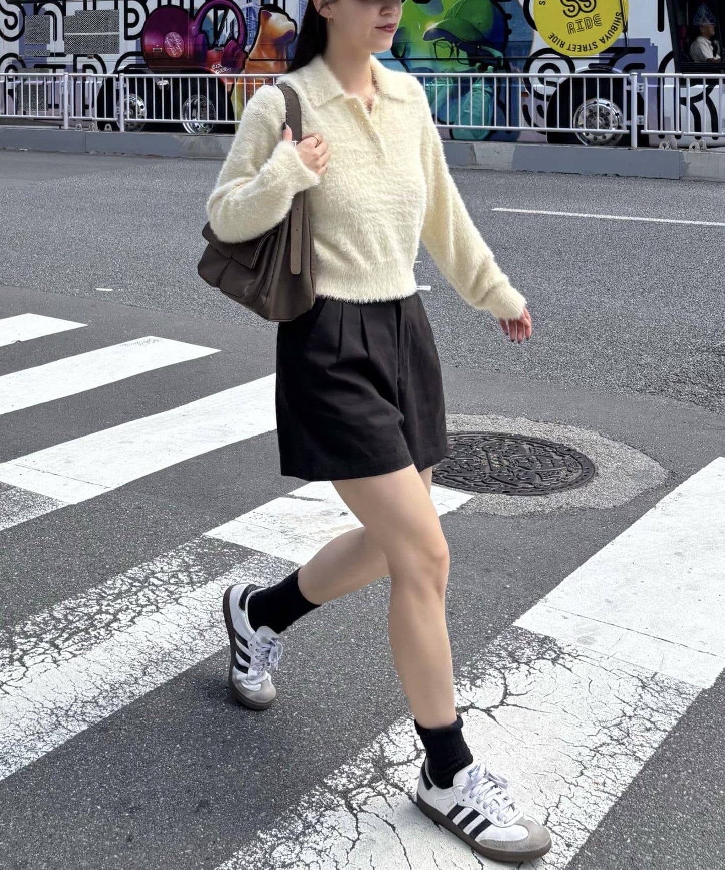 【PIKO企畫/】長絨毛針織POLO衫