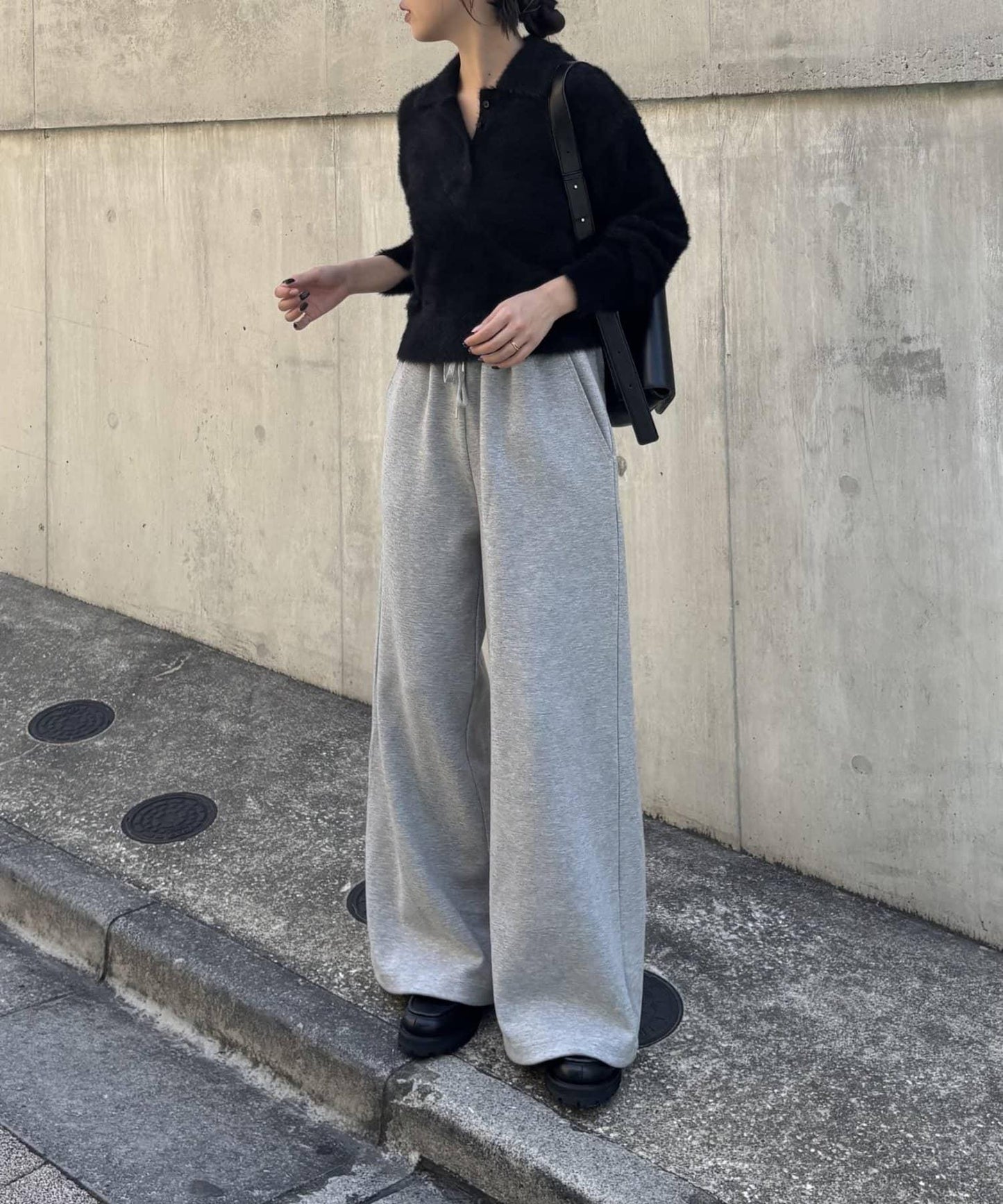 【PIKO企畫/】長絨毛針織POLO衫