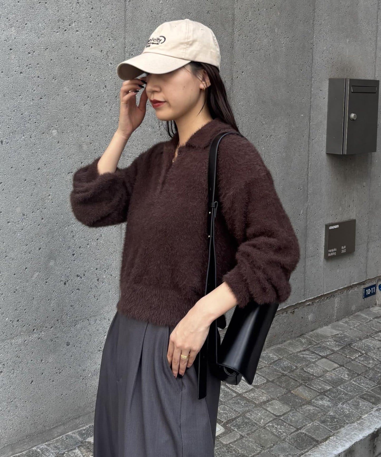 【PIKO企畫/】長絨毛針織POLO衫