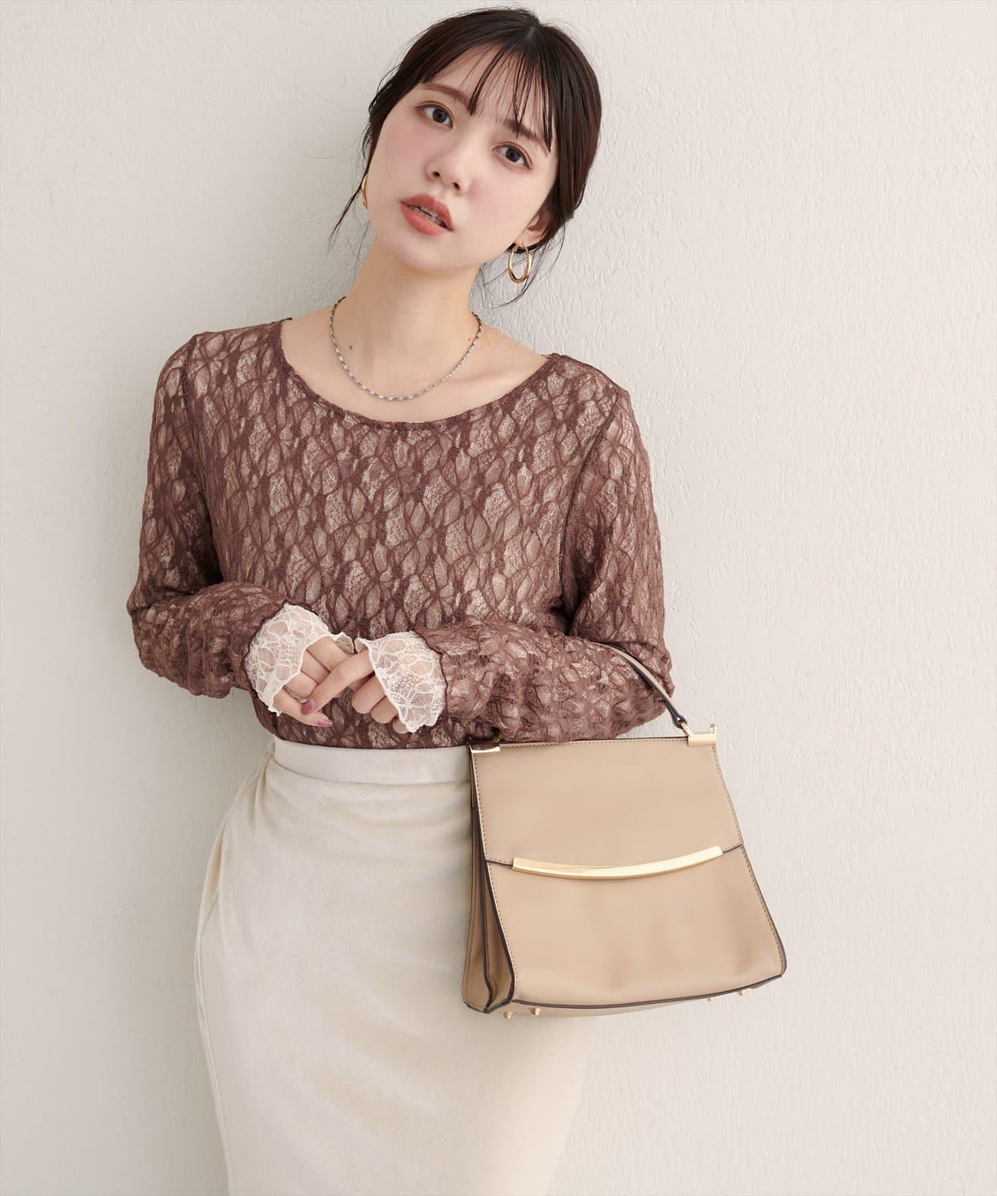 可雙面穿蕾絲上衣