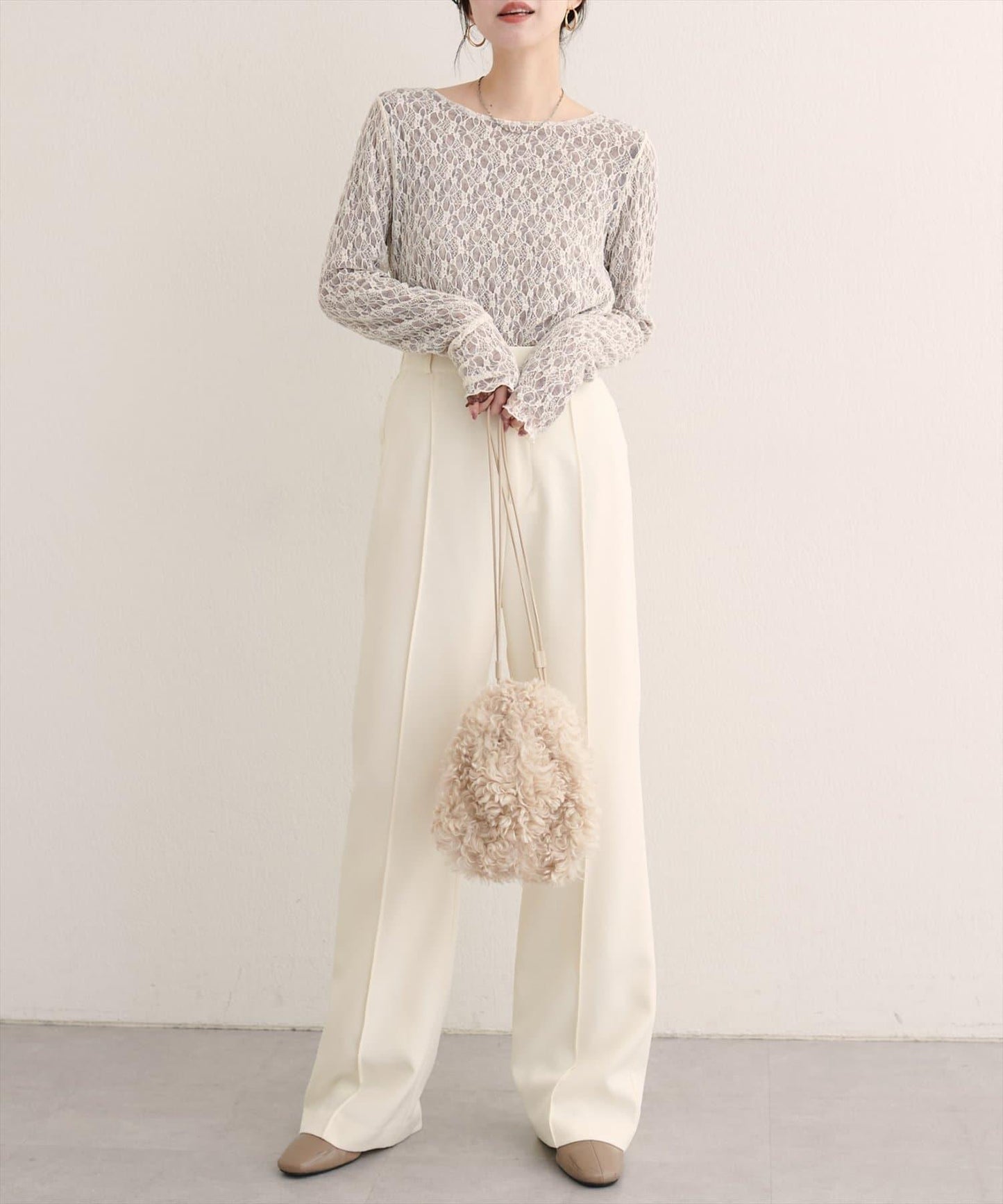 可雙面穿蕾絲上衣