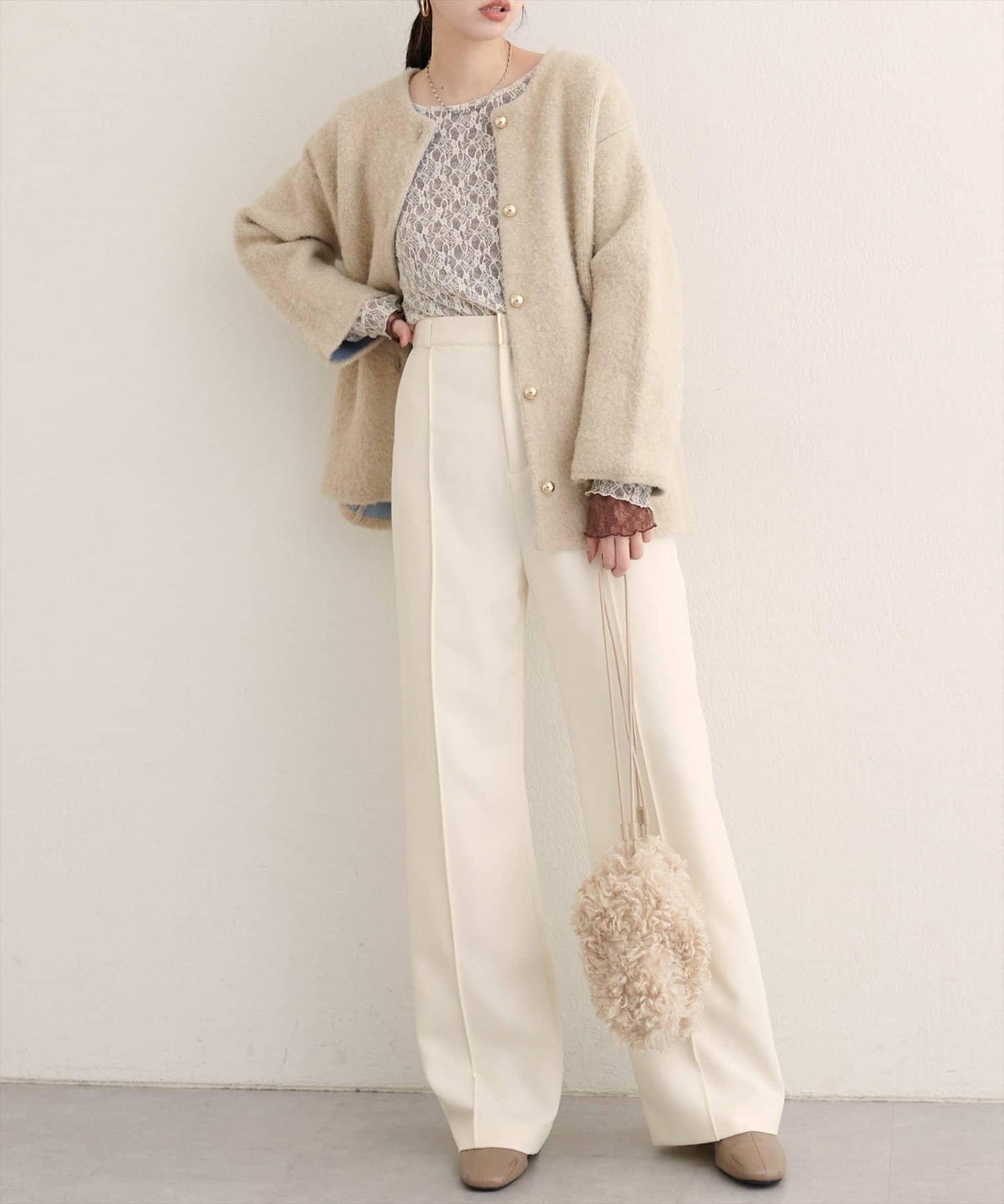 可雙面穿蕾絲上衣