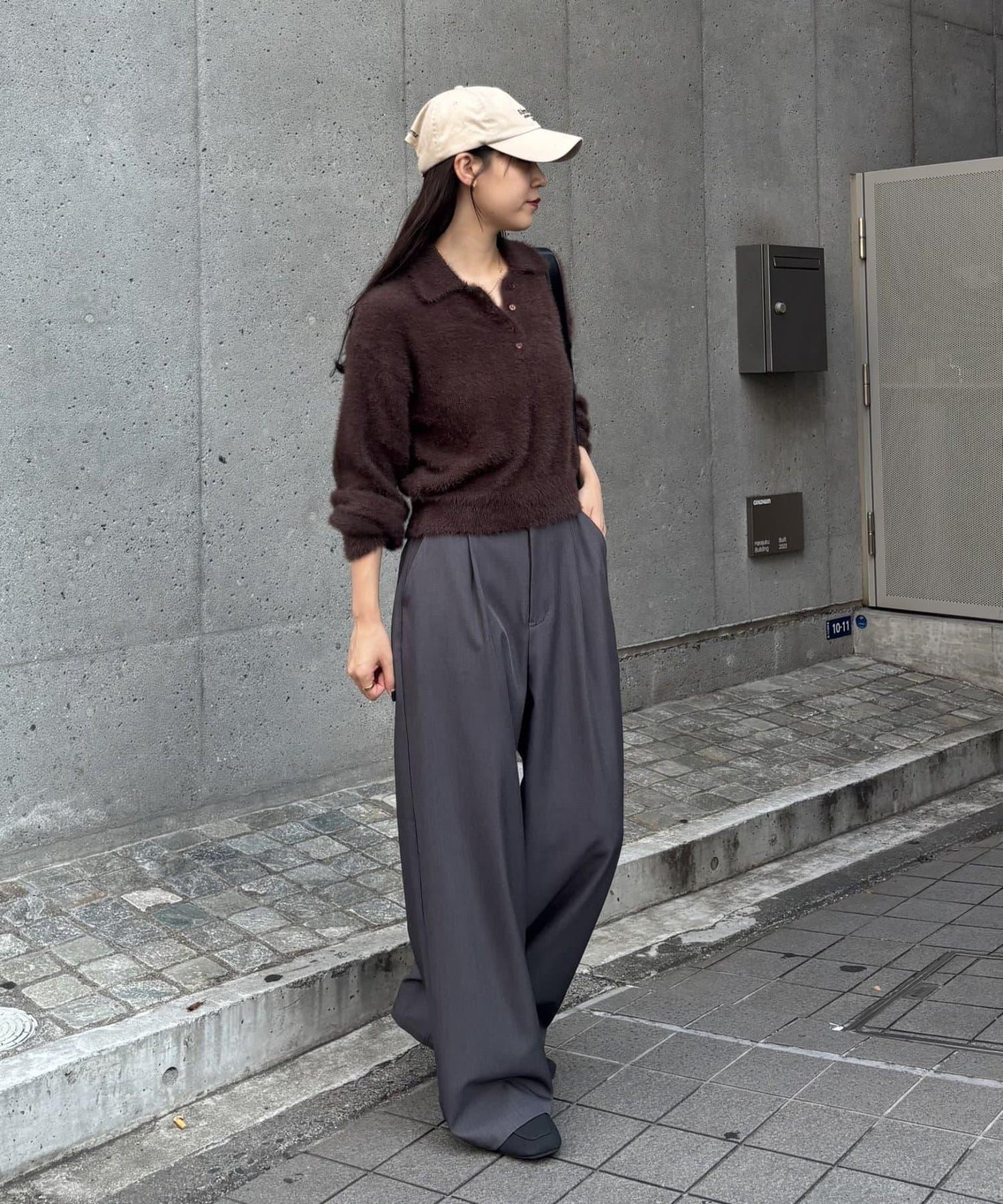 【PIKO企畫/】長絨毛針織POLO衫