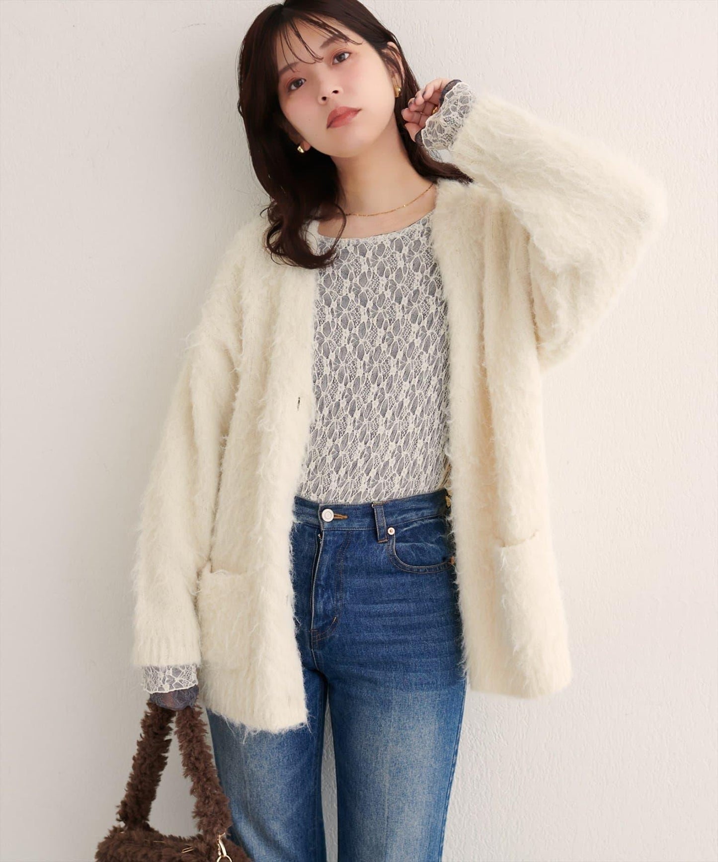 可雙面穿蕾絲上衣