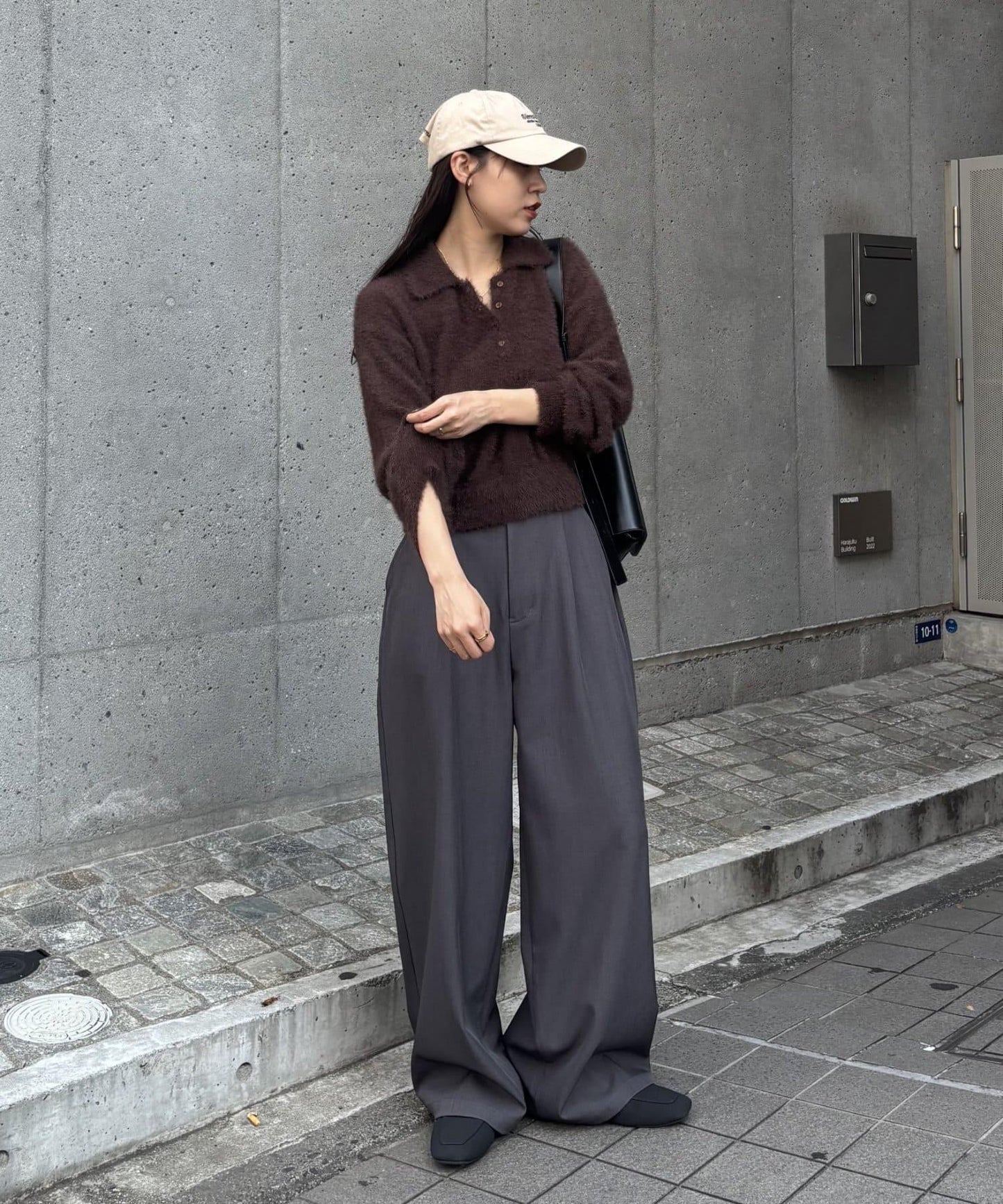 【PIKO企畫/】長絨毛針織POLO衫