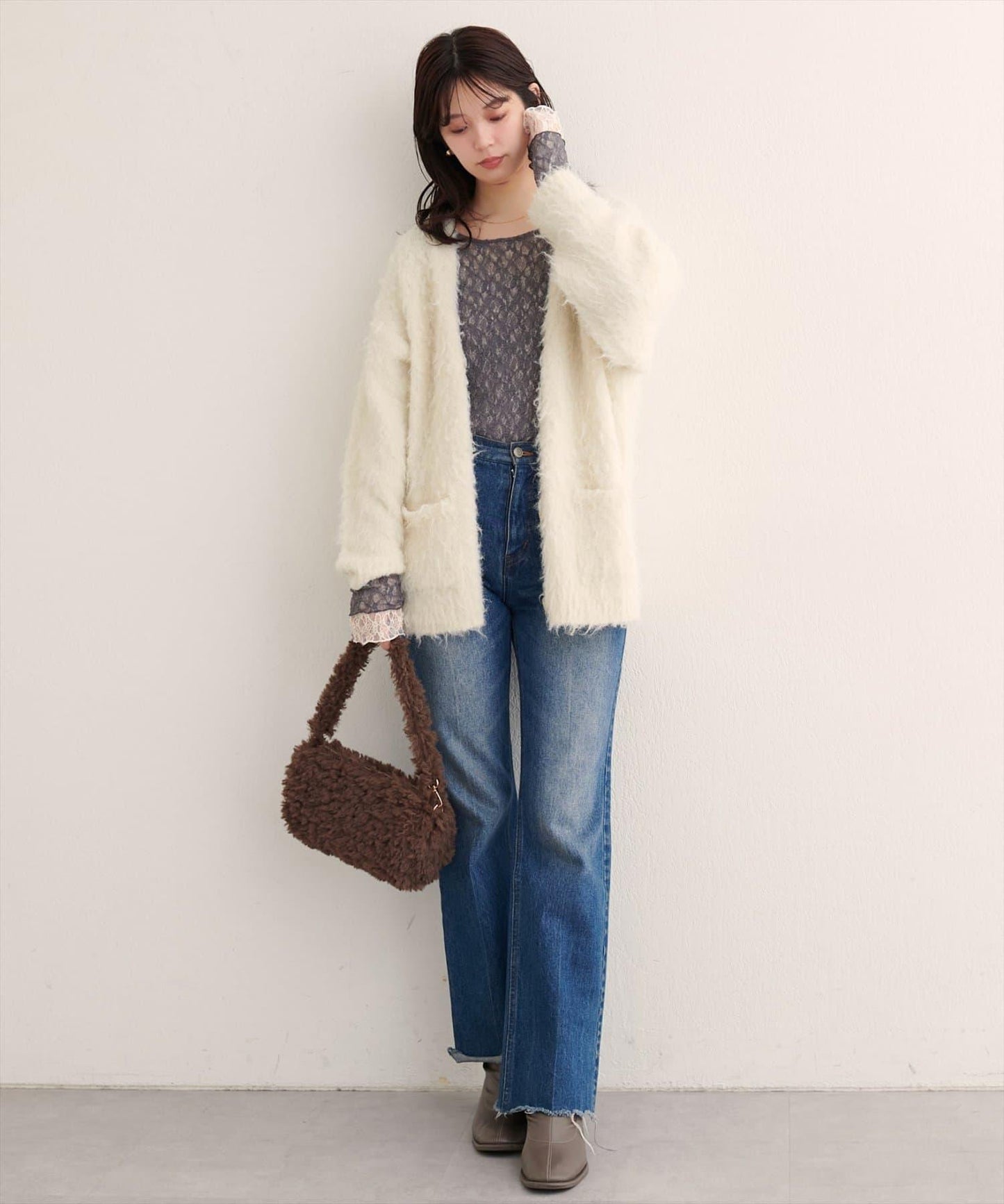 可雙面穿蕾絲上衣