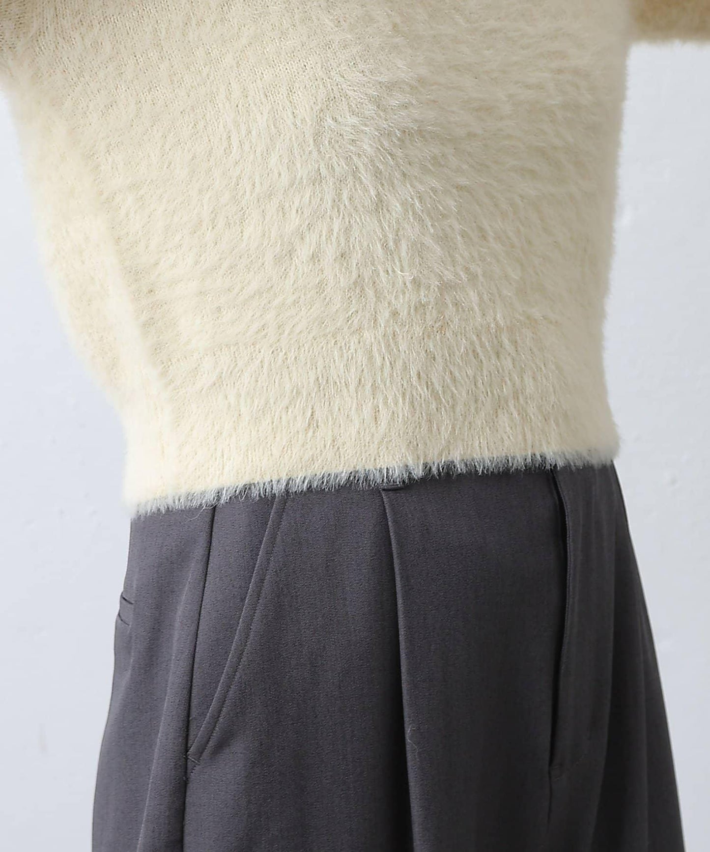 【PIKO企畫/】長絨毛針織POLO衫