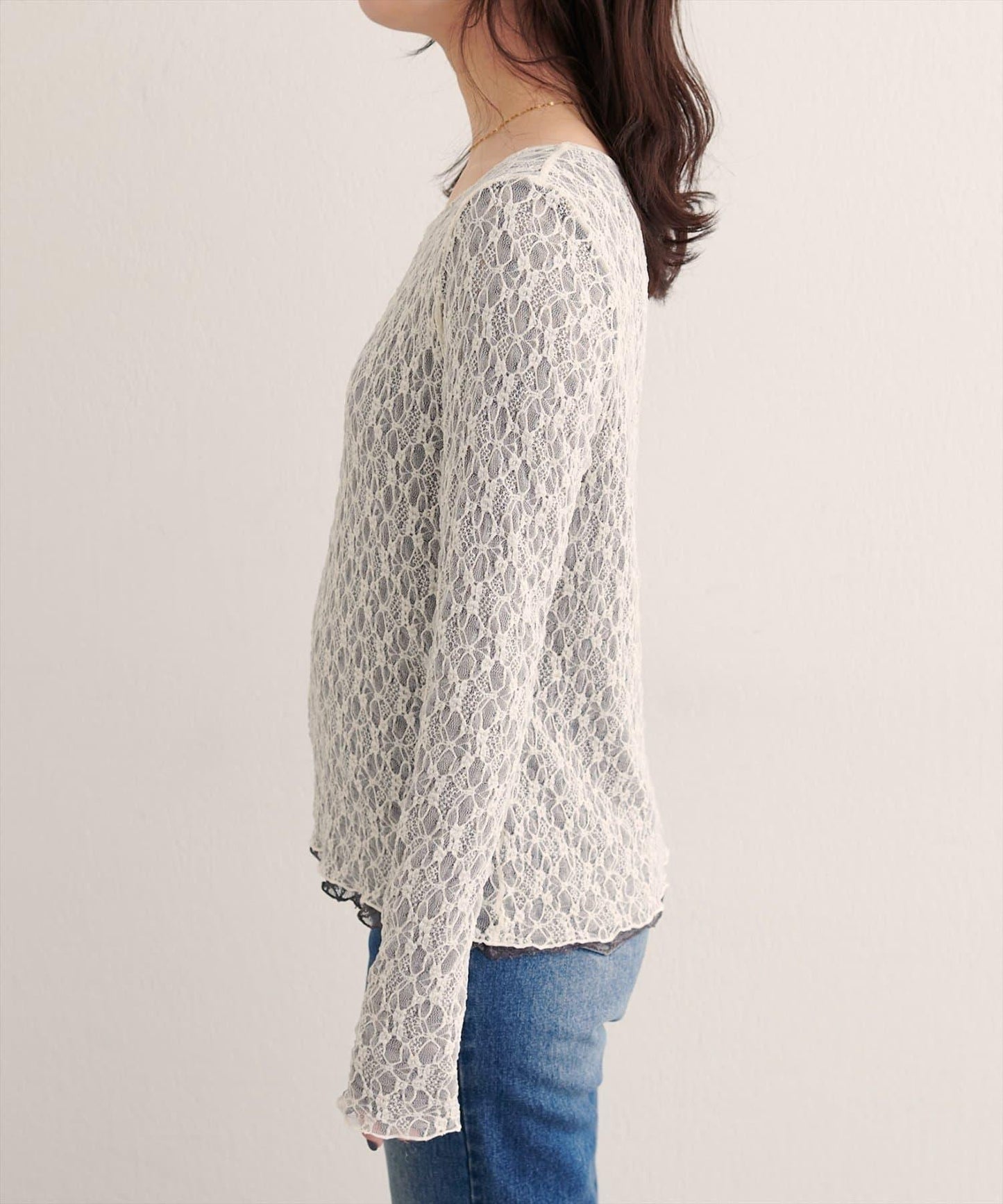 可雙面穿蕾絲上衣