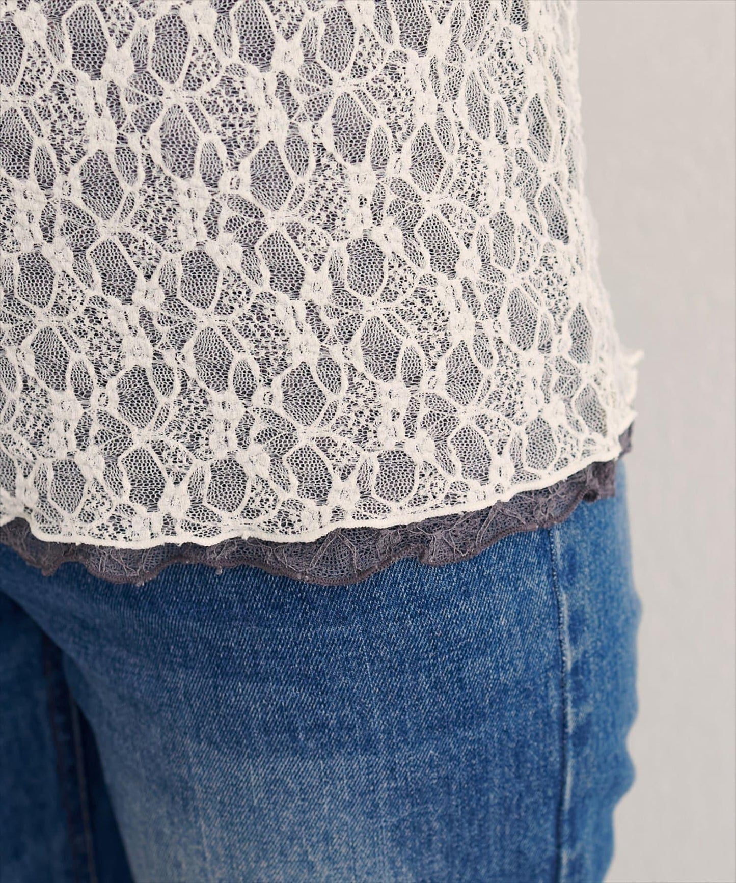 可雙面穿蕾絲上衣