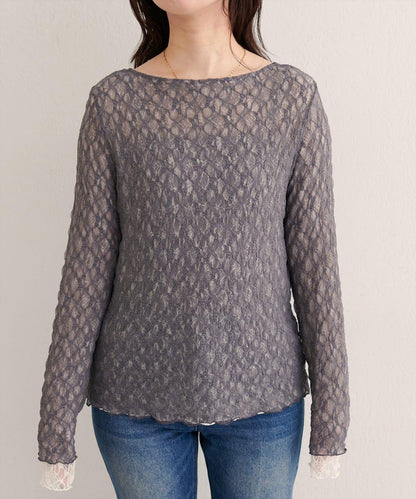 可雙面穿蕾絲上衣