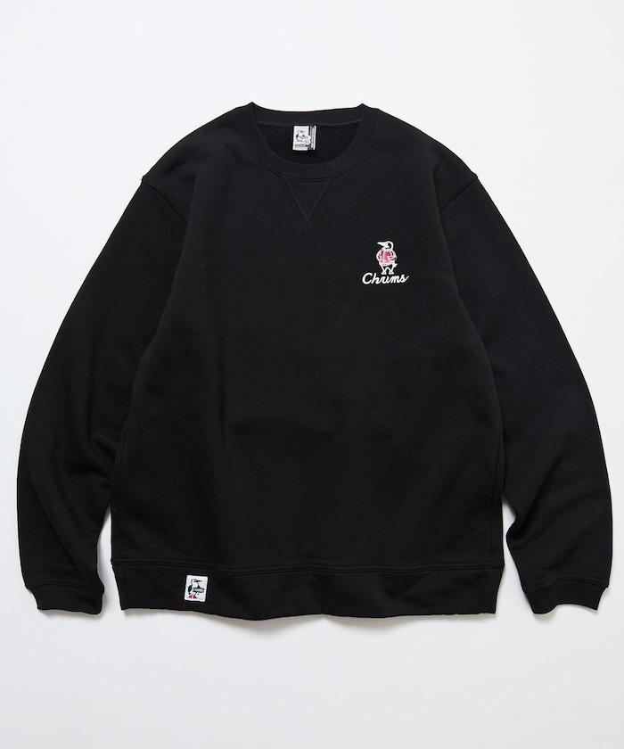 CHUMS×FREAK'S STORE 聯名刺繡夾克風格布比鳥背部印花圓領衛衣
