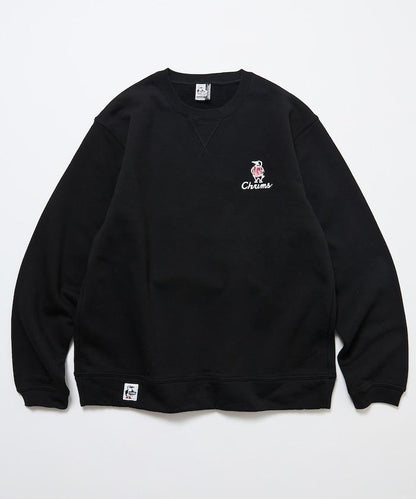 CHUMS×FREAK'S STORE 聯名刺繡夾克風格布比鳥背部印花圓領衛衣