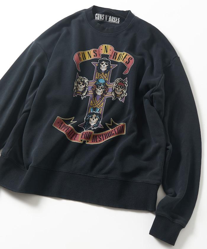 【EXCLUSIVE】GUNS N ROSES 槍與玫瑰 前印花衛衣