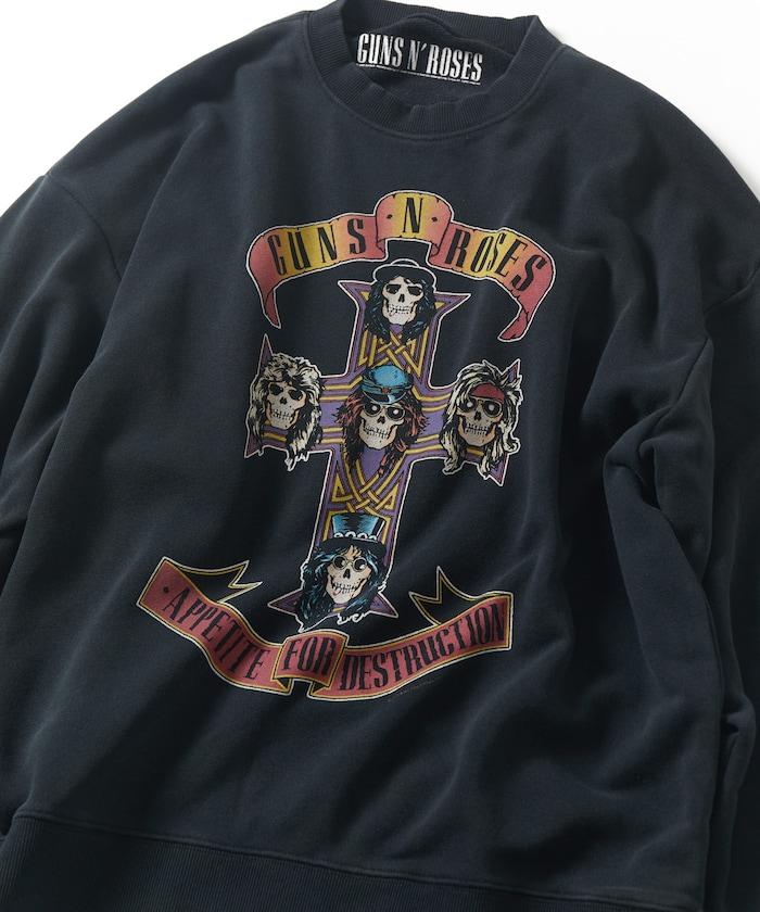 【EXCLUSIVE】GUNS N ROSES 槍與玫瑰 前印花衛衣