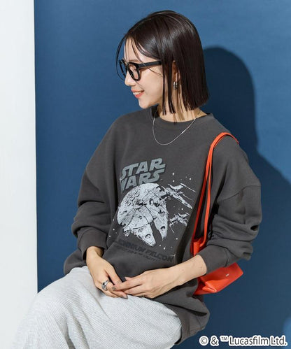 STAR WARS / スター・ウォーズ ビンテージ風 加工 フロント プリント（スウェット）【限定展開】