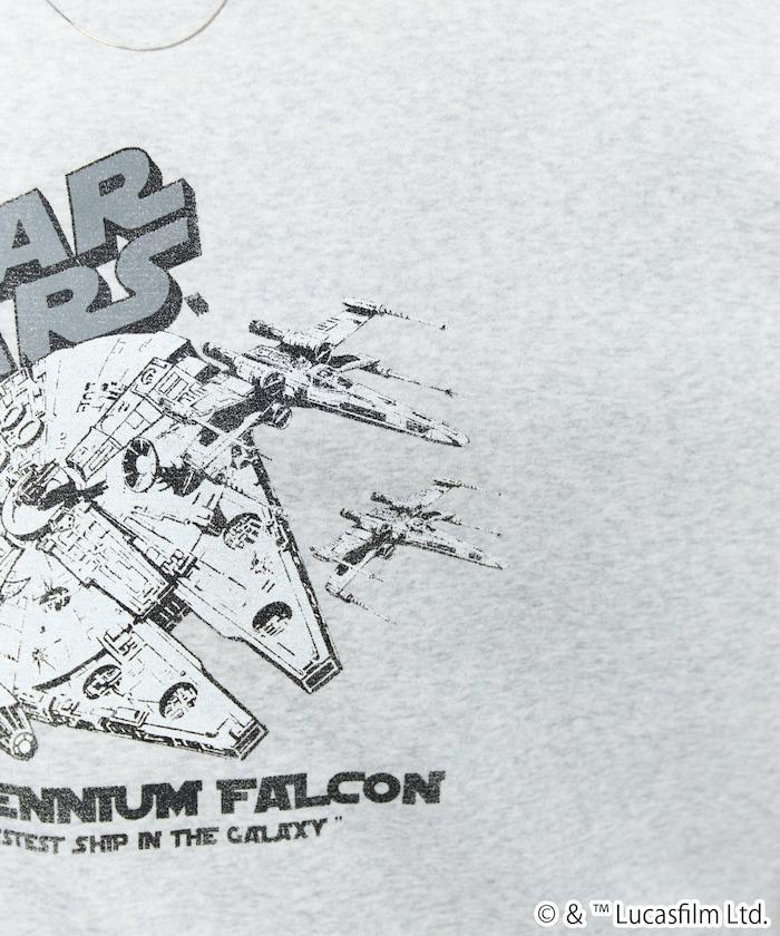 STAR WARS / スター・ウォーズ ビンテージ風 加工 フロント プリント（スウェット）【限定展開】
