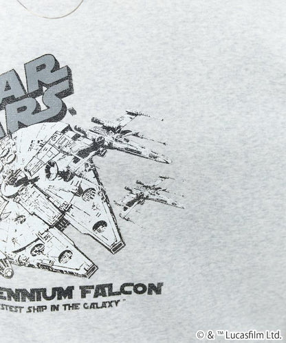STAR WARS / スター・ウォーズ ビンテージ風 加工 フロント プリント（スウェット）【限定展開】