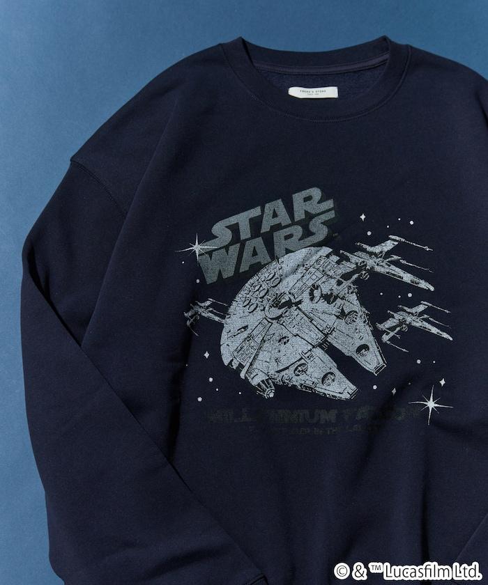 STAR WARS / スター・ウォーズ ビンテージ風 加工 フロント プリント（スウェット）【限定展開】