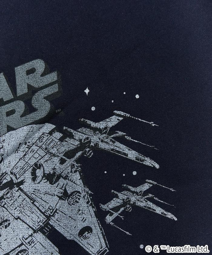 STAR WARS / スター・ウォーズ ビンテージ風 加工 フロント プリント（スウェット）【限定展開】