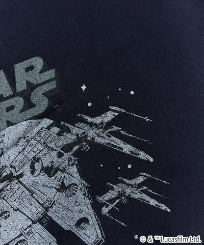 STAR WARS / スター・ウォーズ ビンテージ風 加工 フロント プリント（スウェット）【限定展開】