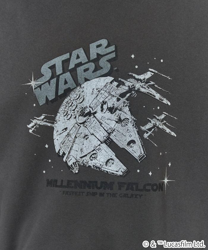 STAR WARS / スター・ウォーズ ビンテージ風 加工 フロント プリント（スウェット）【限定展開】