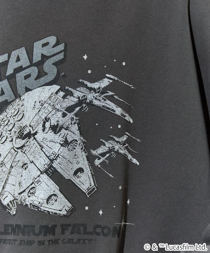 STAR WARS / スター・ウォーズ ビンテージ風 加工 フロント プリント（スウェット）【限定展開】
