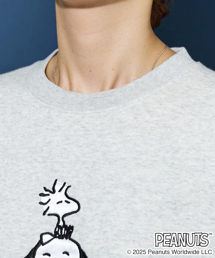 《史努比》緞面刺繡衛衣