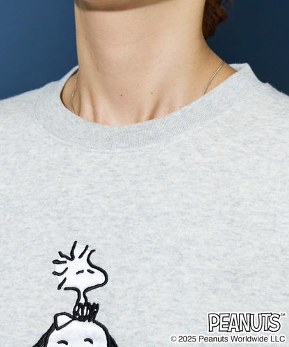 《史努比》緞面刺繡衛衣