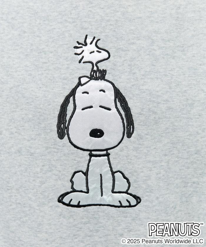 《史努比》緞面刺繡衛衣