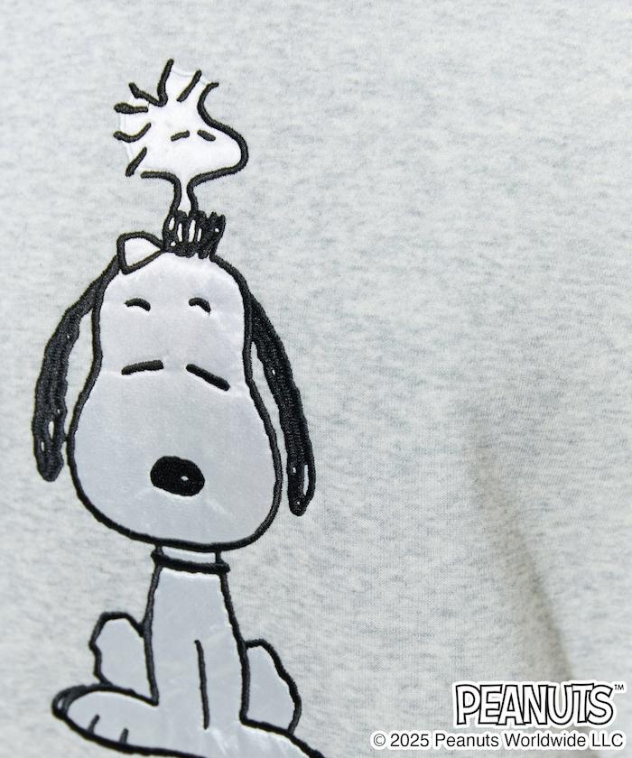 《史努比》緞面刺繡衛衣