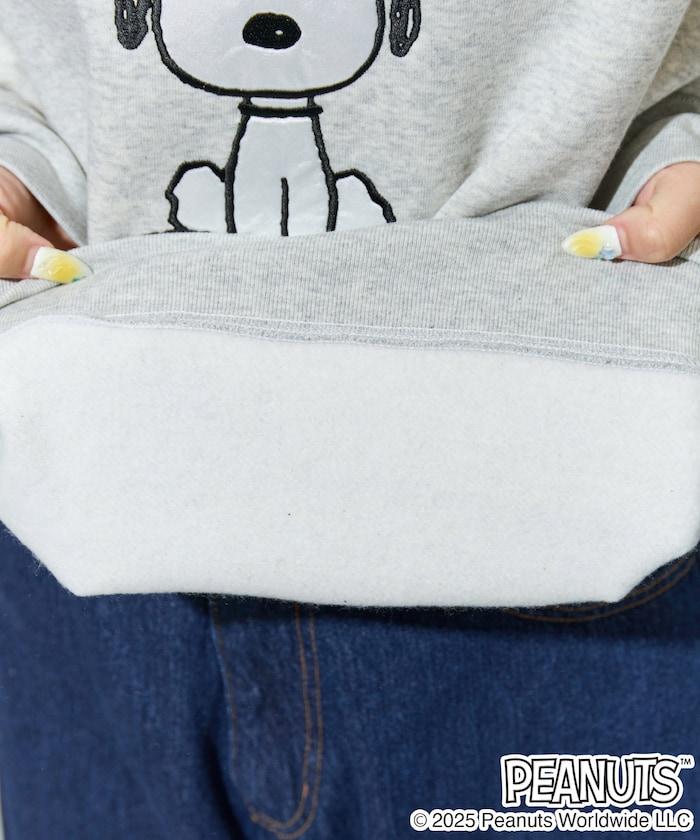 《史努比》緞面刺繡衛衣