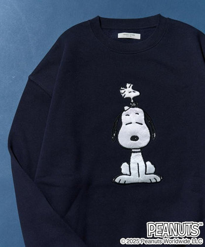 《史努比》緞面刺繡衛衣