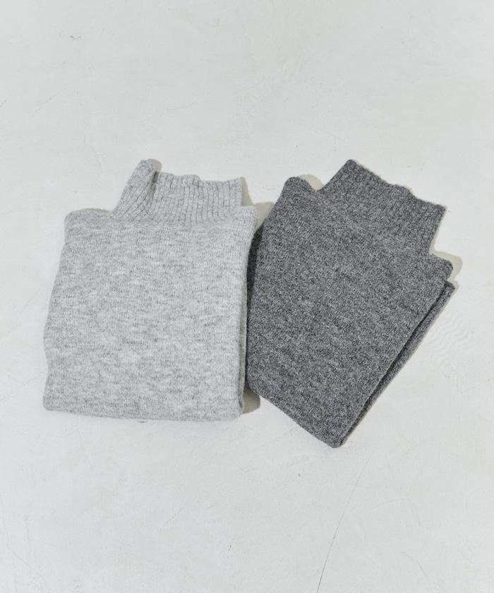 羅紋高領針織套頭衫