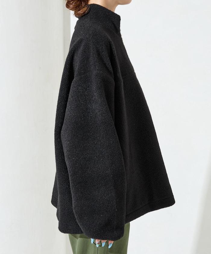 特別款羊羔絨半拉鍊套頭衫